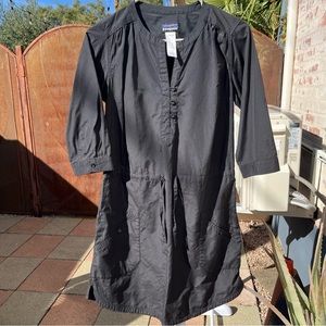 Patagonia Half Sleeve Black Dress - Size 2